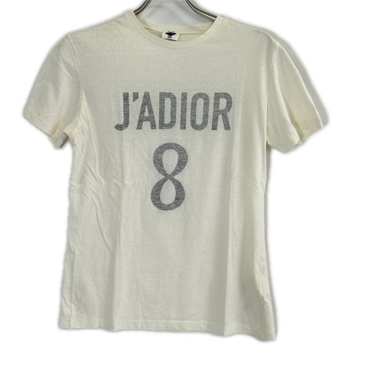 Dior White J'adior 8 Print T-Shirt XS