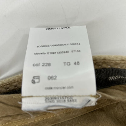 Moncler Beige Pantalone Bermuda Shorts 48 — view 7