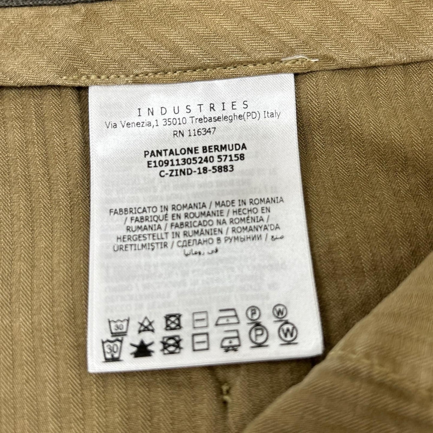 Moncler Beige Pantalone Bermuda Shorts 48 — view 4