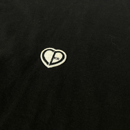Dior Black Ccd Heart Patch T-Shirt — view 8