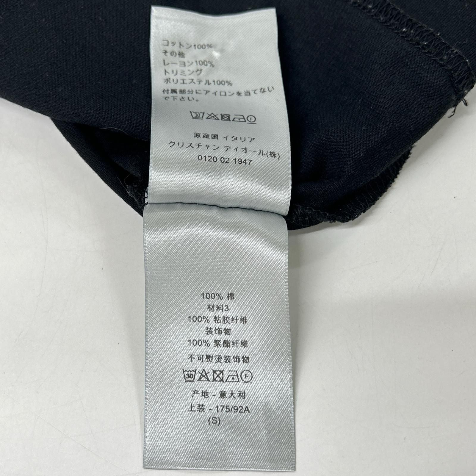 Dior Black Ccd Heart Patch T-Shirt — view 5