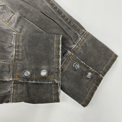 Dolce & Gabbana Sicilia Gray Western Denim Shirt 39 — view 9