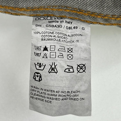 Dolce & Gabbana Sicilia Gray Western Denim Shirt 39 — view 5