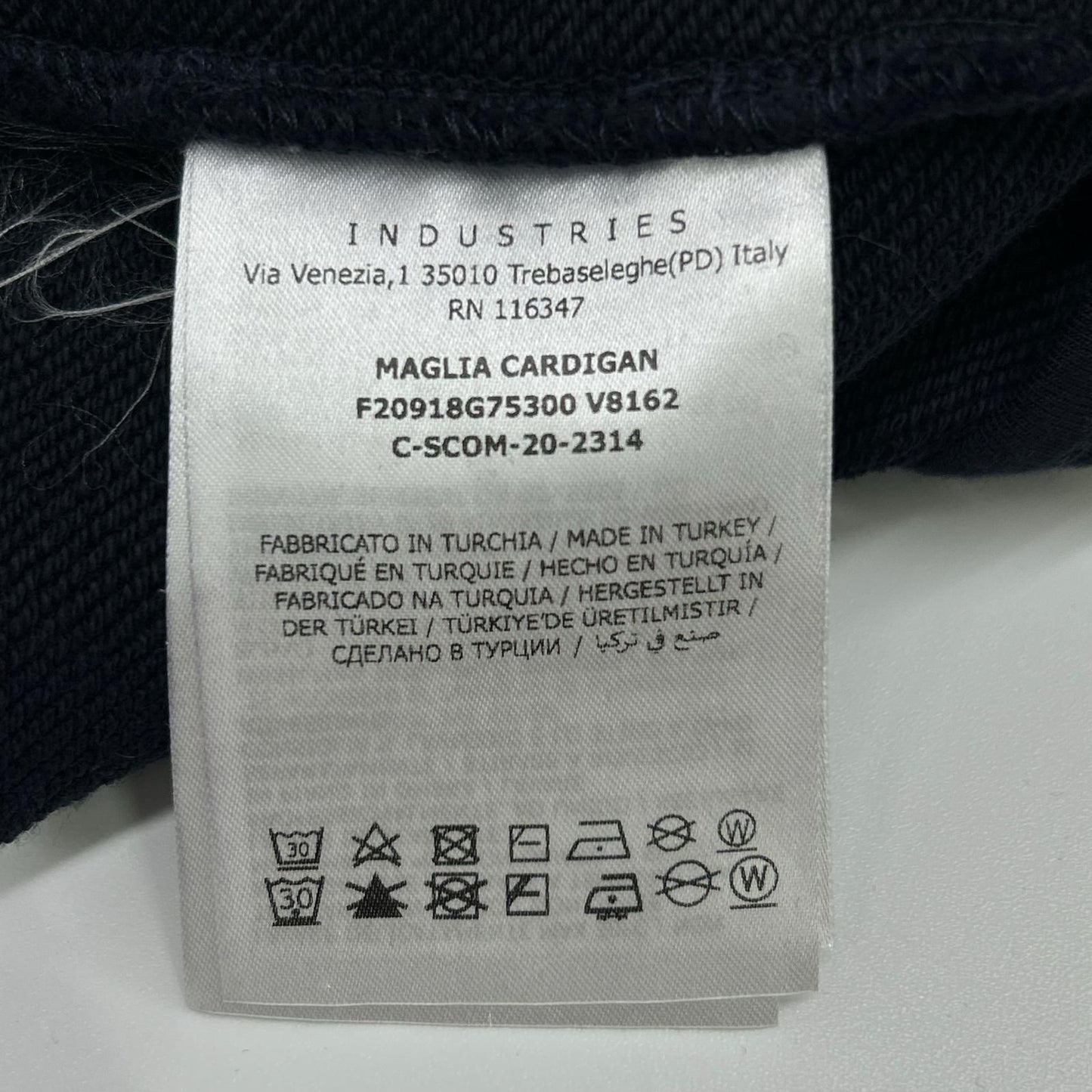 Moncler Mon Cles Navy Maglia Track Jacket — view 5