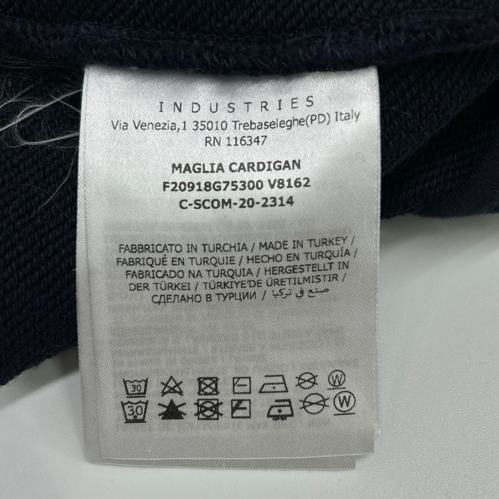 Moncler Mon Cles Navy Maglia Track Jacket — view 5