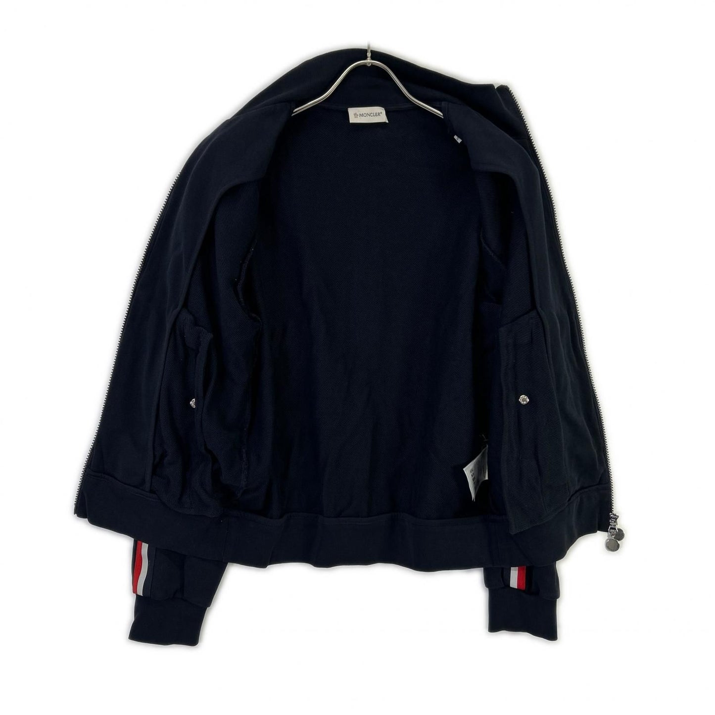 Moncler Mon Cles Navy Maglia Track Jacket — view 3