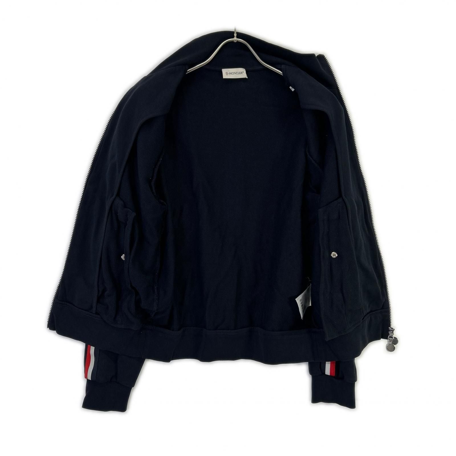 Moncler Mon Cles Navy Maglia Track Jacket — view 3