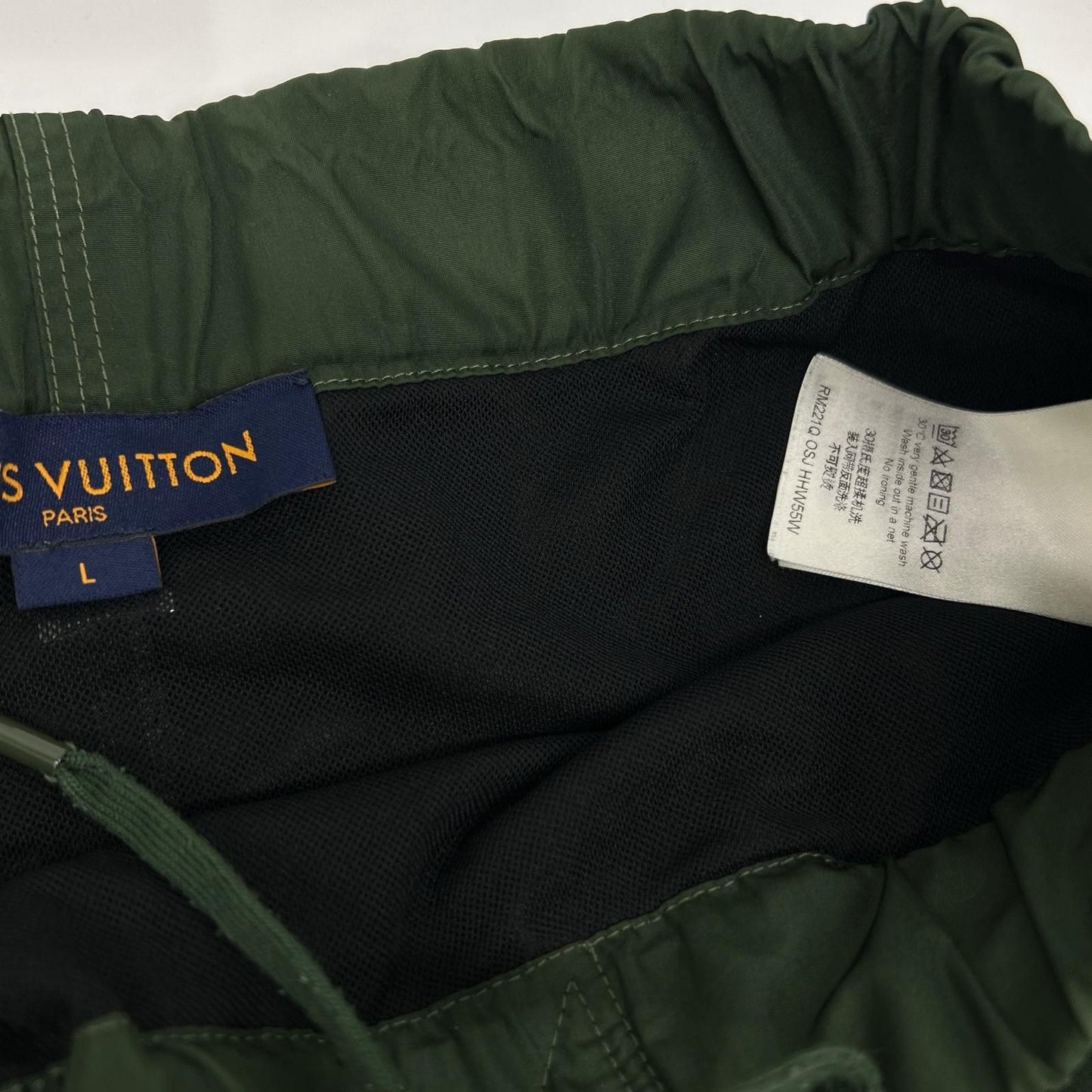 Louis Vuitton Osj Green Nylon Pocket Monogram Board Shorts — view 8