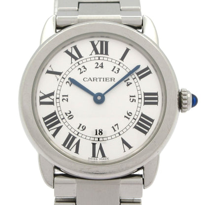 Cartier Watch Ronde Solo SM SS White