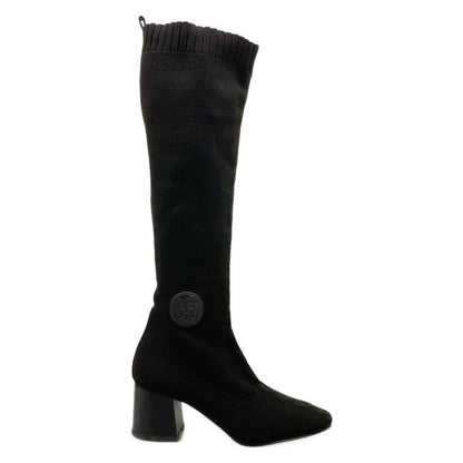 Hermes Long Boots 38 Black Leather — view 4