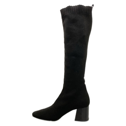 Hermes Long Boots 38 Black Leather — view 3
