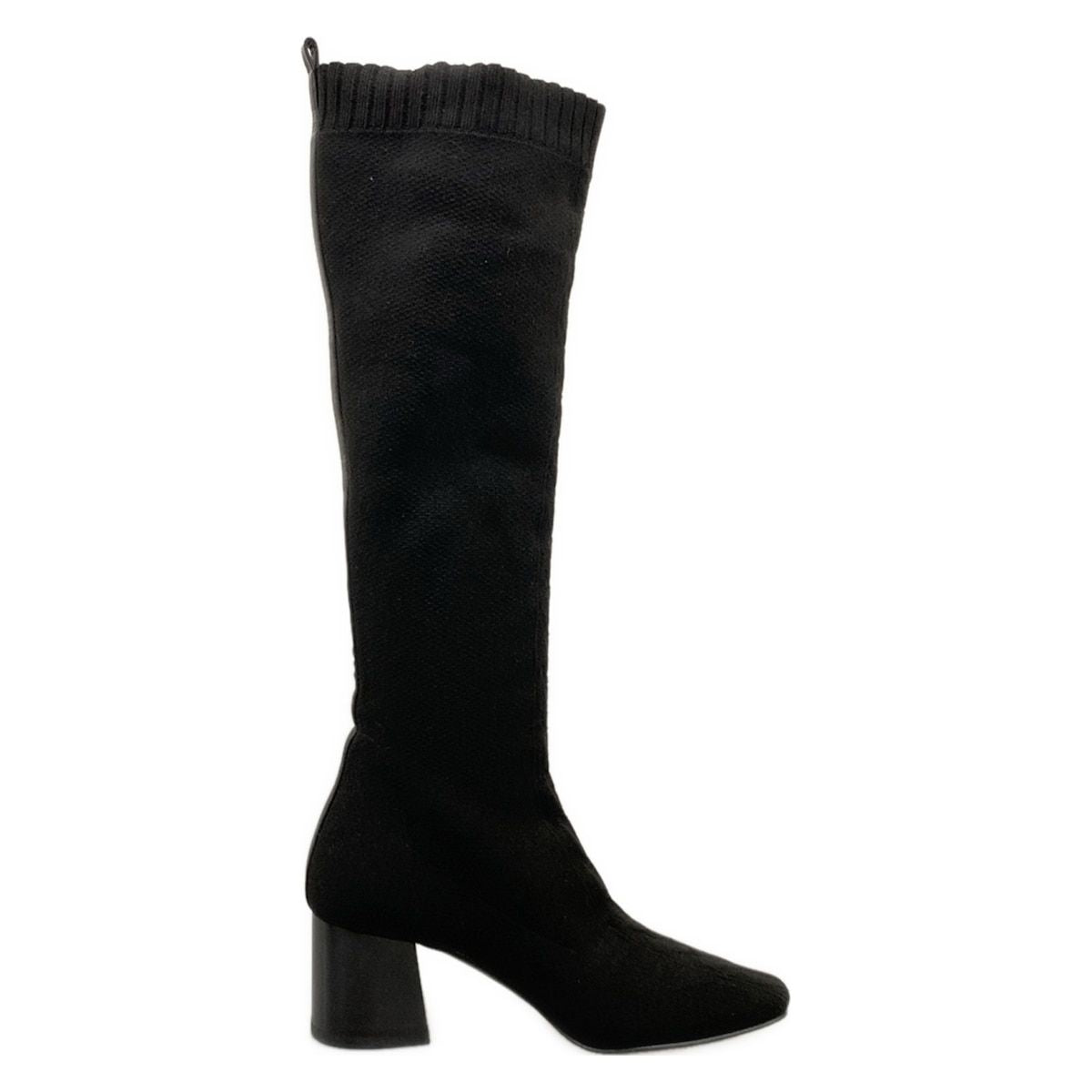 Hermes Long Boots 38 Black Leather — view 2