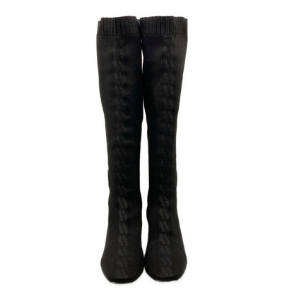 Hermes Long Boots 38 Black Leather — view 5