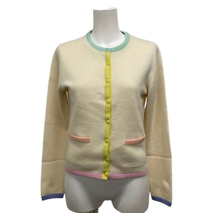 Chanel Ensemble Ivory Light Pink Multi Vintage Cashmere