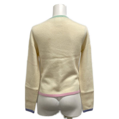 Chanel Ensemble Ivory Light Pink Multi Vintage Cashmere — view 2