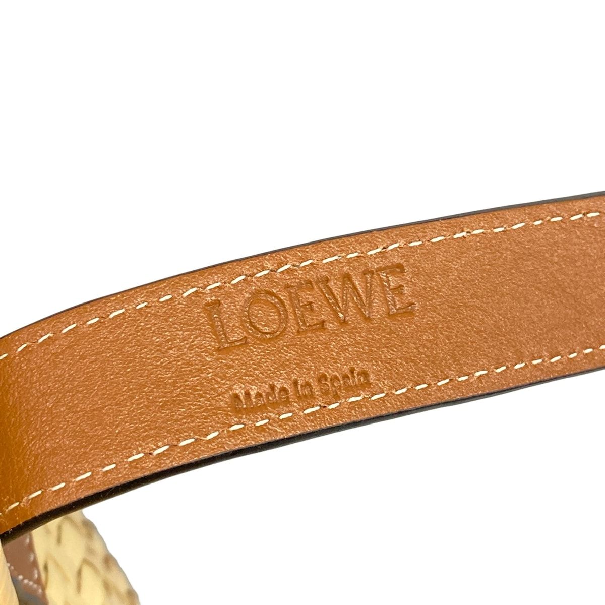Loewe Tote Basket Beige Brown Leather — view 8