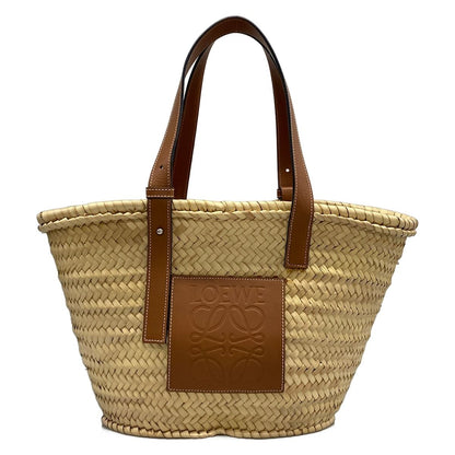 Loewe Tote Basket Beige Brown Leather