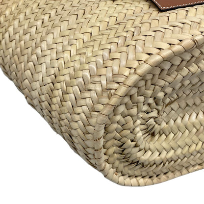 Loewe Tote Basket Beige Brown Leather — view 6