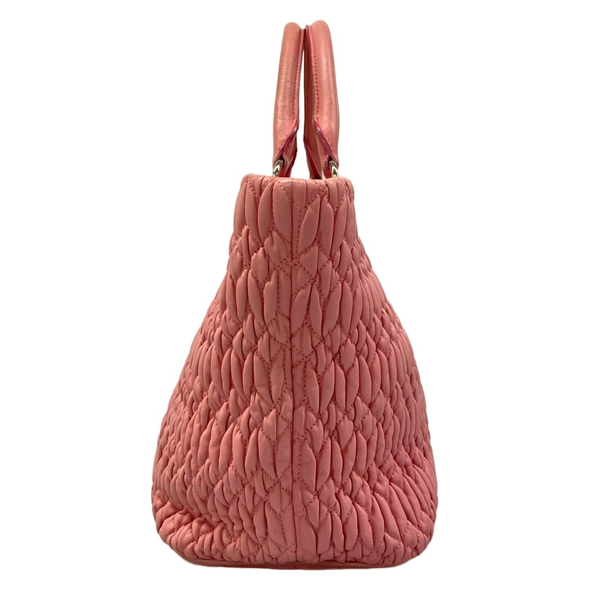 Miu Miu Tote Miu Crystal Pink Leather — view 2