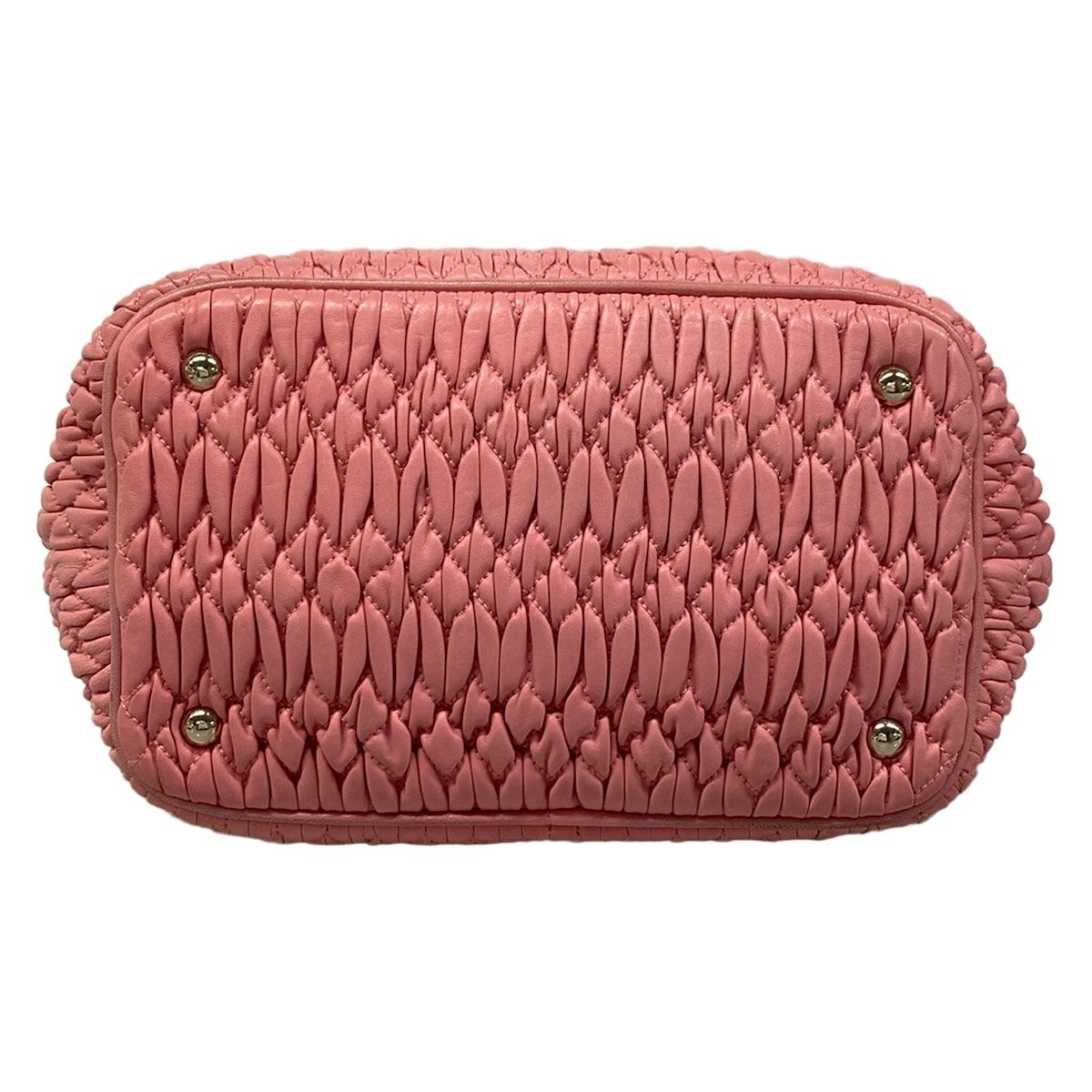 Miu Miu Tote Miu Crystal Pink Leather — view 5