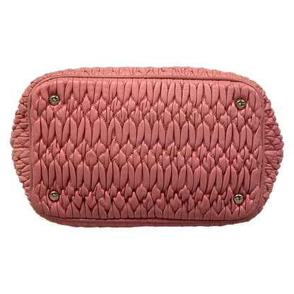 Miu Miu Tote Miu Crystal Pink Leather — view 5