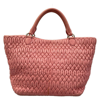 Miu Miu Tote Miu Crystal Pink Leather — view 3