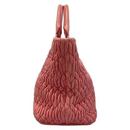 Miu Miu Tote Miu Crystal Pink Leather — view 4