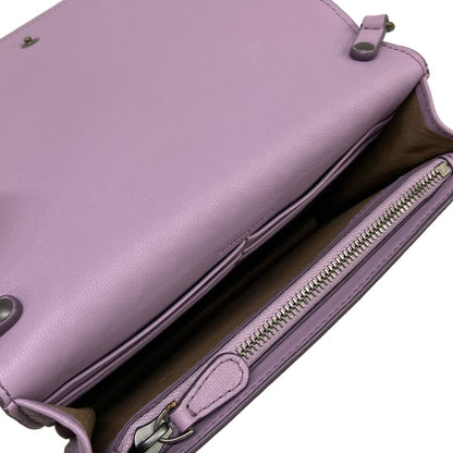 Bottega Veneta Wallet Intrecciato Light Purple Chain Butterfly Leather — view 4