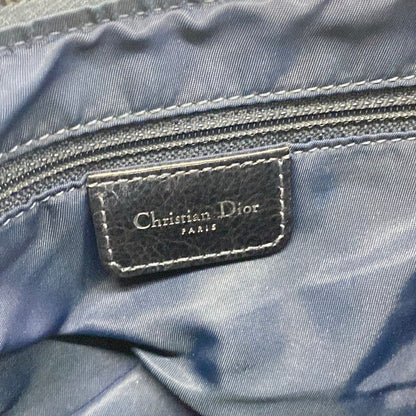 Dior Shoulder Bag Flight Trotter Dark Gray Orange Leather — view 8