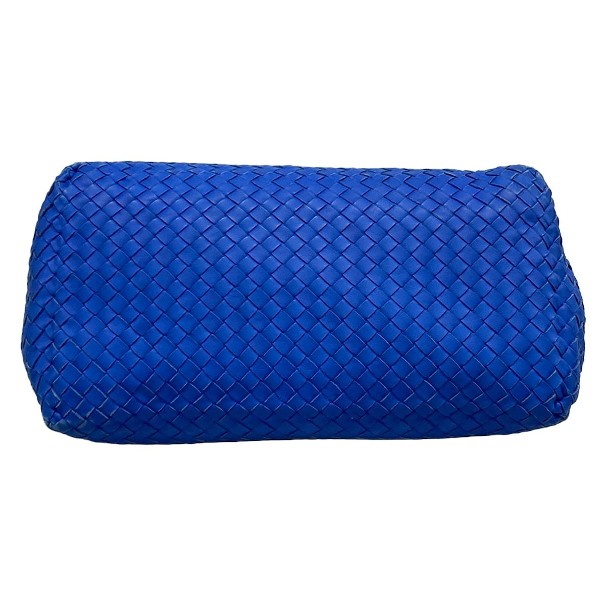 Bottega Veneta Tote Cesta Blue Leather — view 5