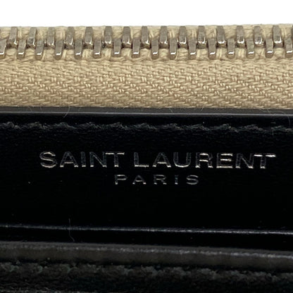 Saint Laurent Paris Wallet Sunset Chain Champagne Gold Leather — view 6