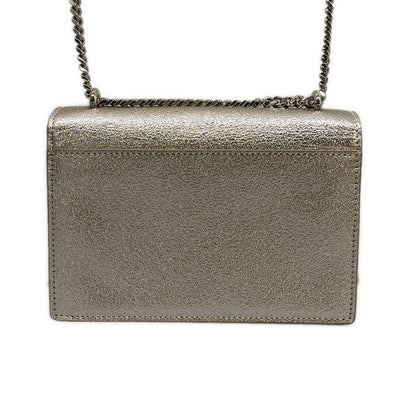 Saint Laurent Paris Wallet Sunset Chain Champagne Gold Leather — view 2