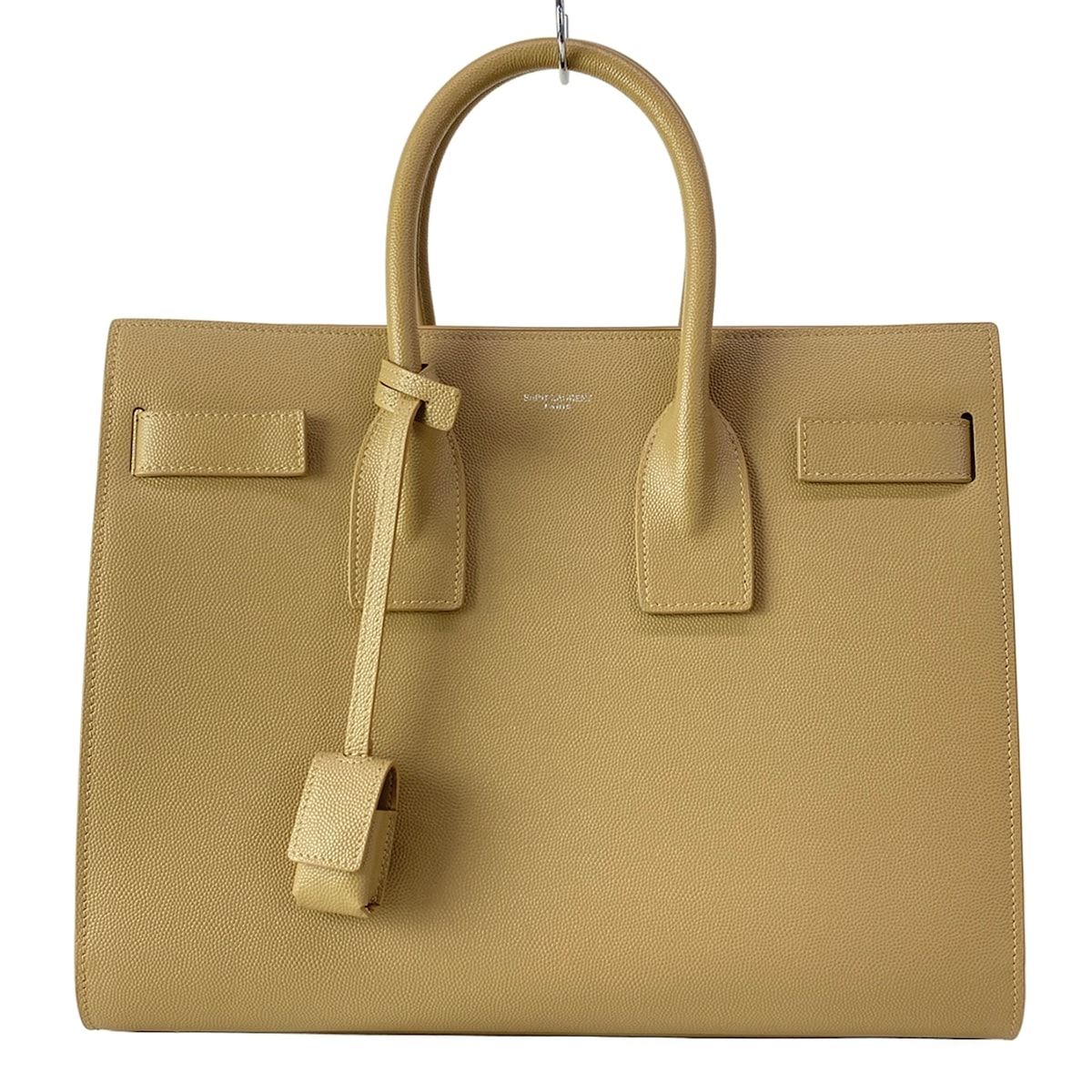 Saint Laurent Paris Handbag Sac Dejour Small Beige Leather