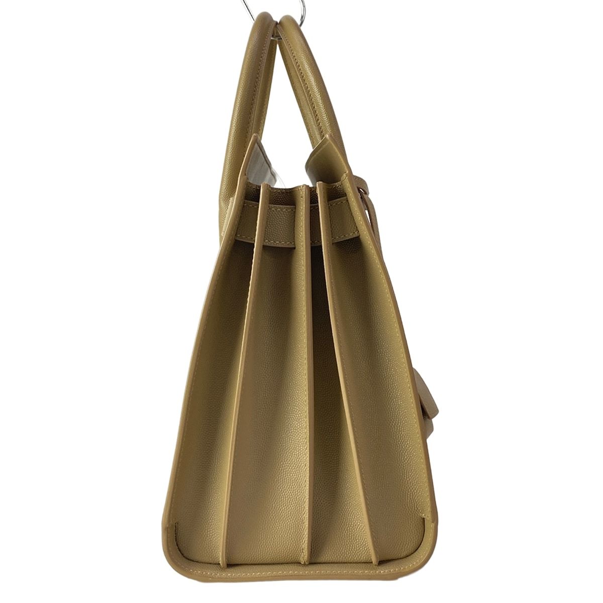Saint Laurent Paris Handbag Sac Dejour Small Beige Leather — view 2