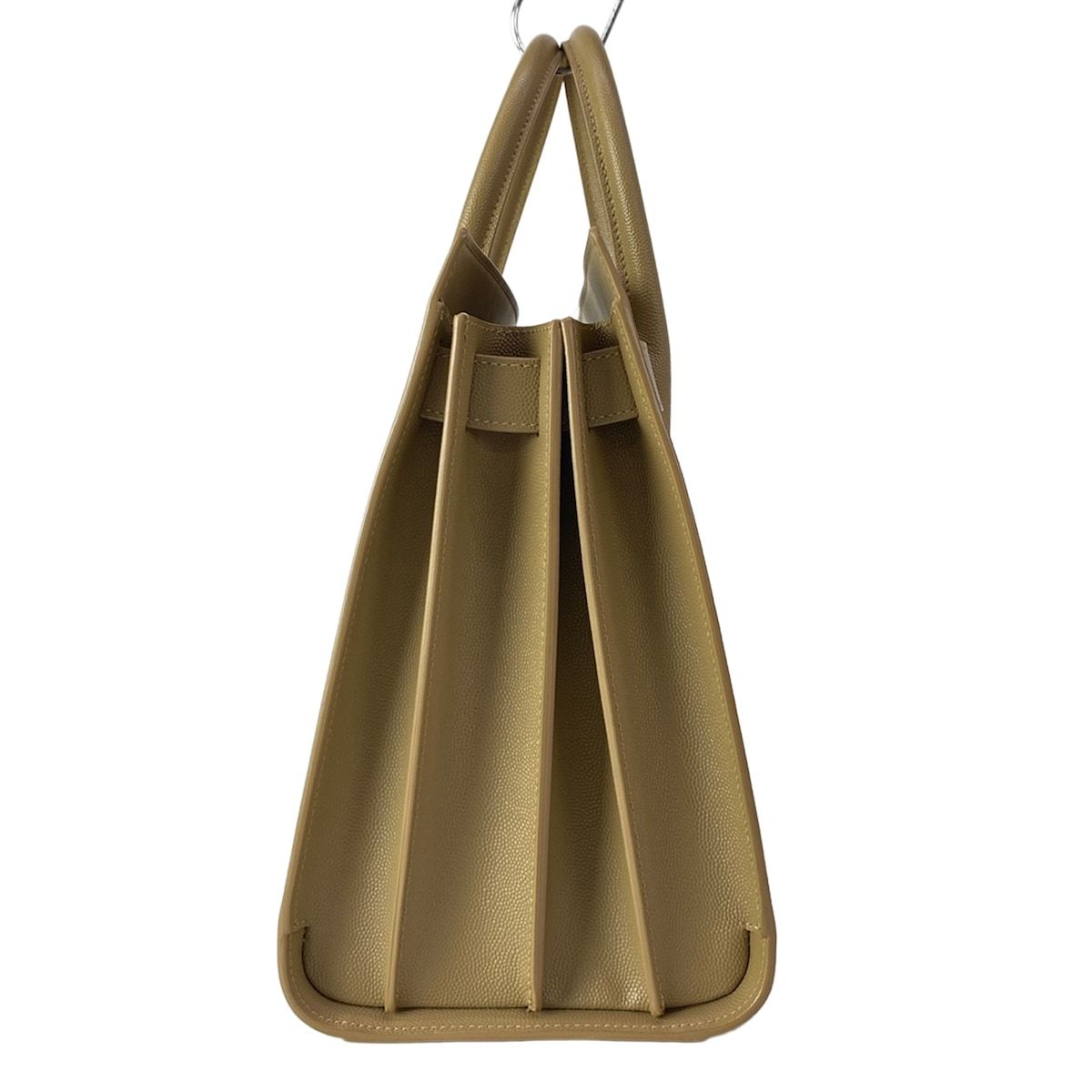 Saint Laurent Paris Handbag Sac Dejour Small Beige Leather — view 4