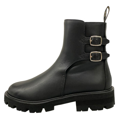 Celine Short Boots 37 Black Leather