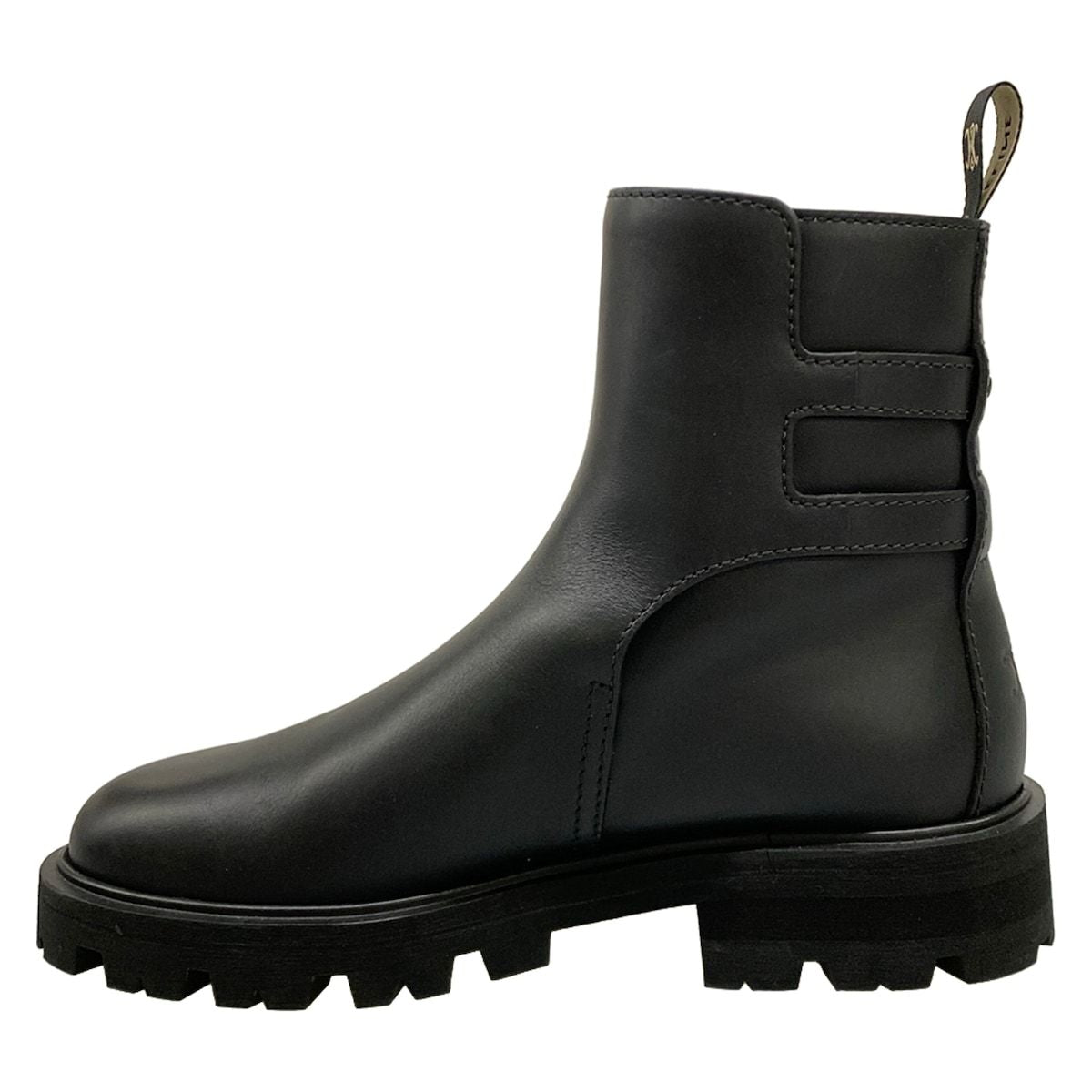 Celine Short Boots 37 Black Leather — view 3