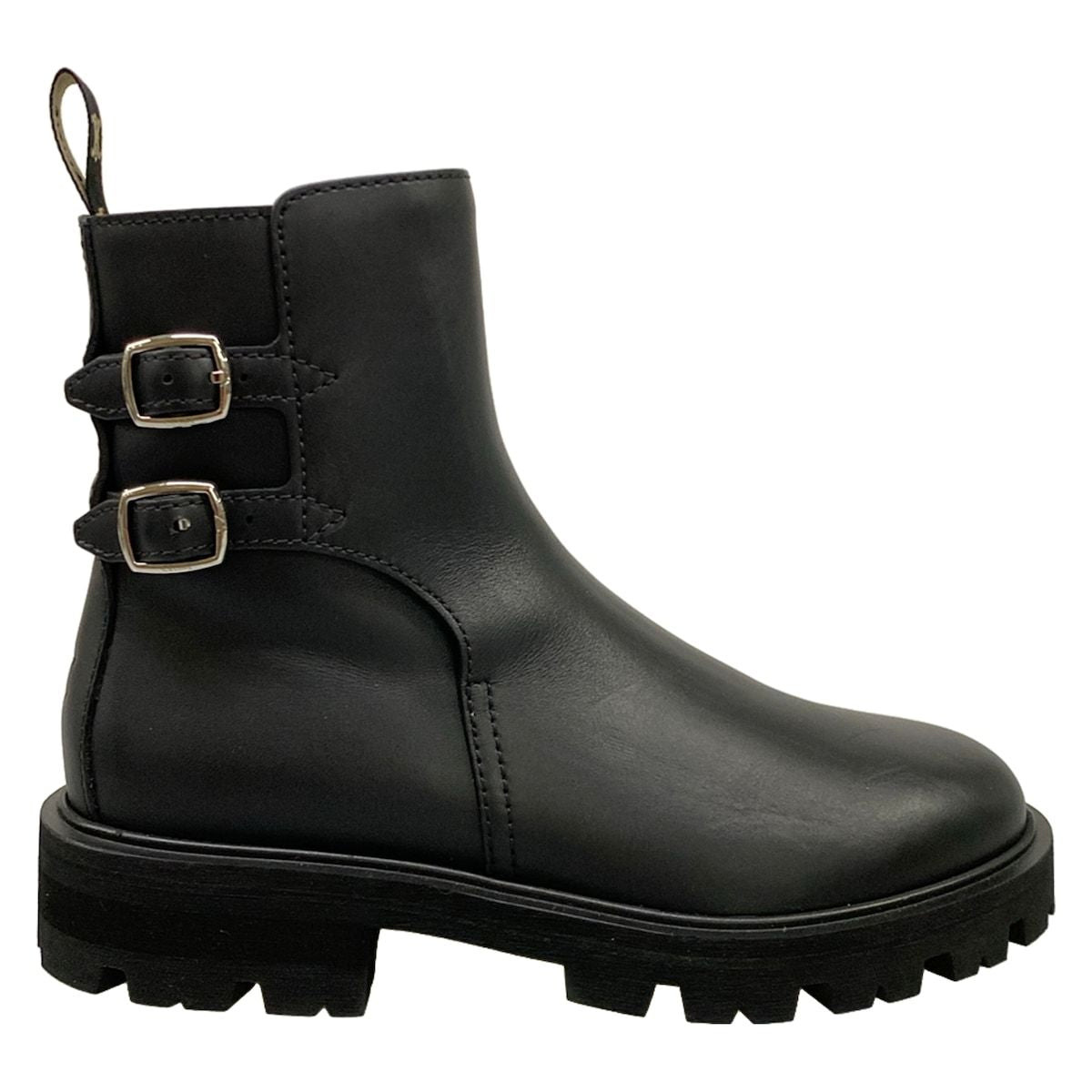 Celine Short Boots 37 Black Leather — view 4