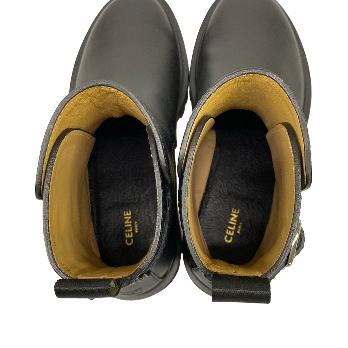 Celine Short Boots 37 Black Leather — view 7