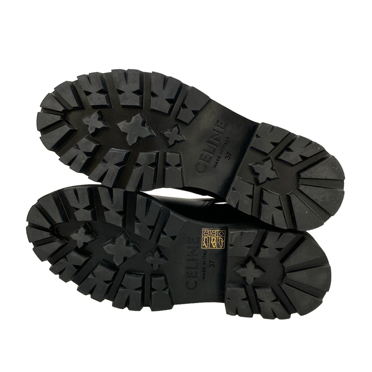 Celine Short Boots 37 Black Leather — view 8
