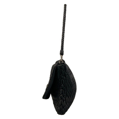 Miu Miu Shoulder Bag Miu Crystal Black Bijou Leather — view 4