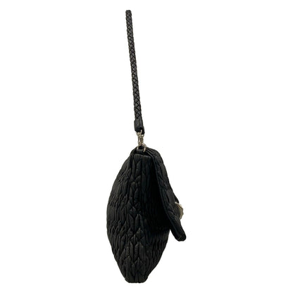 Miu Miu Shoulder Bag Miu Crystal Black Bijou Leather — view 2