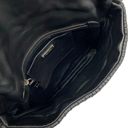 Miu Miu Shoulder Bag Miu Crystal Black Bijou Leather — view 7