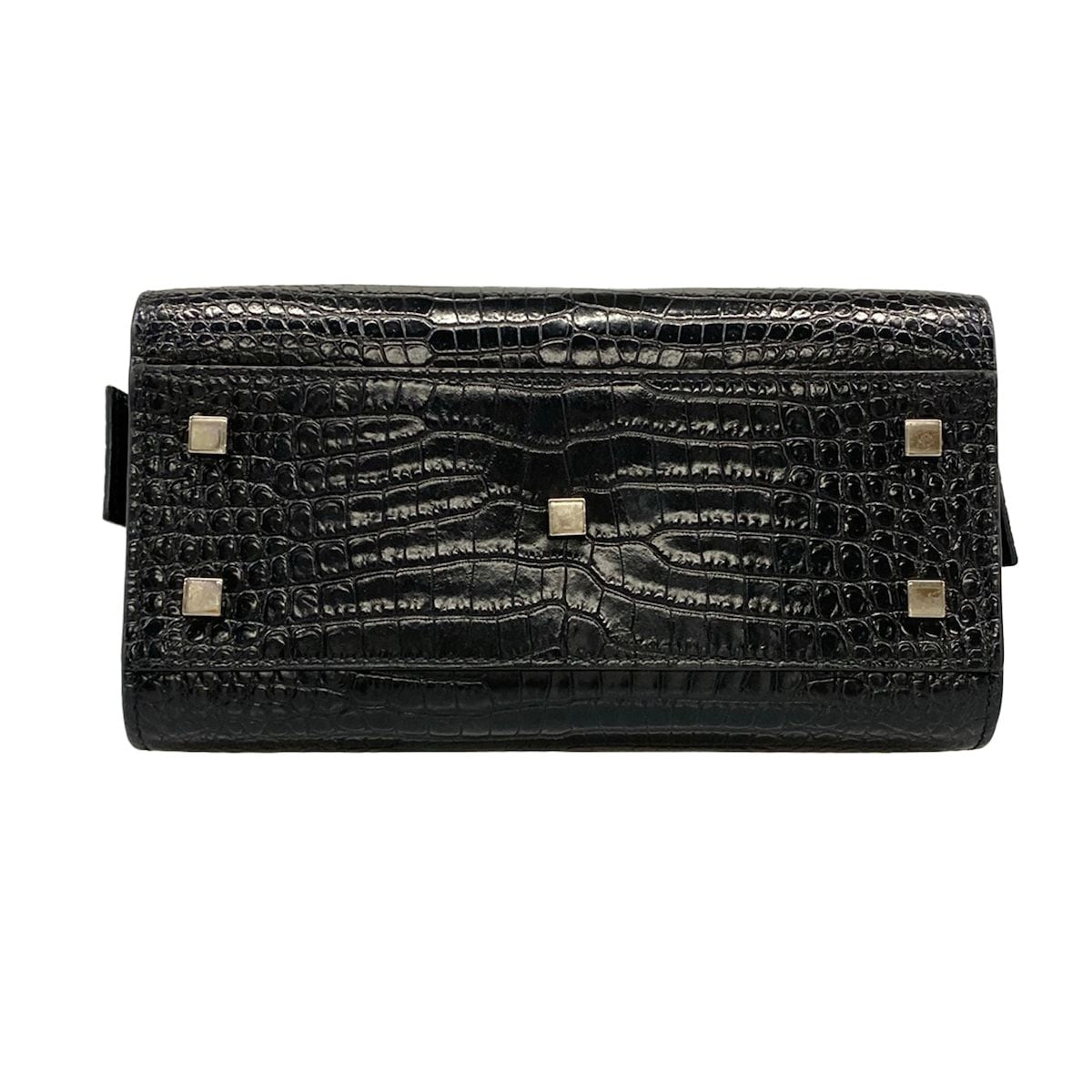 Saint Laurent Paris Handbag Uptown Small Black Embossed Leather — view 5