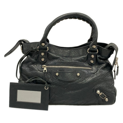 Balenciaga Handbag the Giant Town Dark Gray Leather