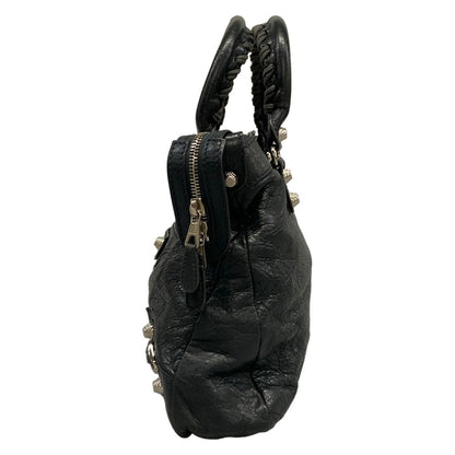 Balenciaga Handbag the Giant Town Dark Gray Leather — view 4