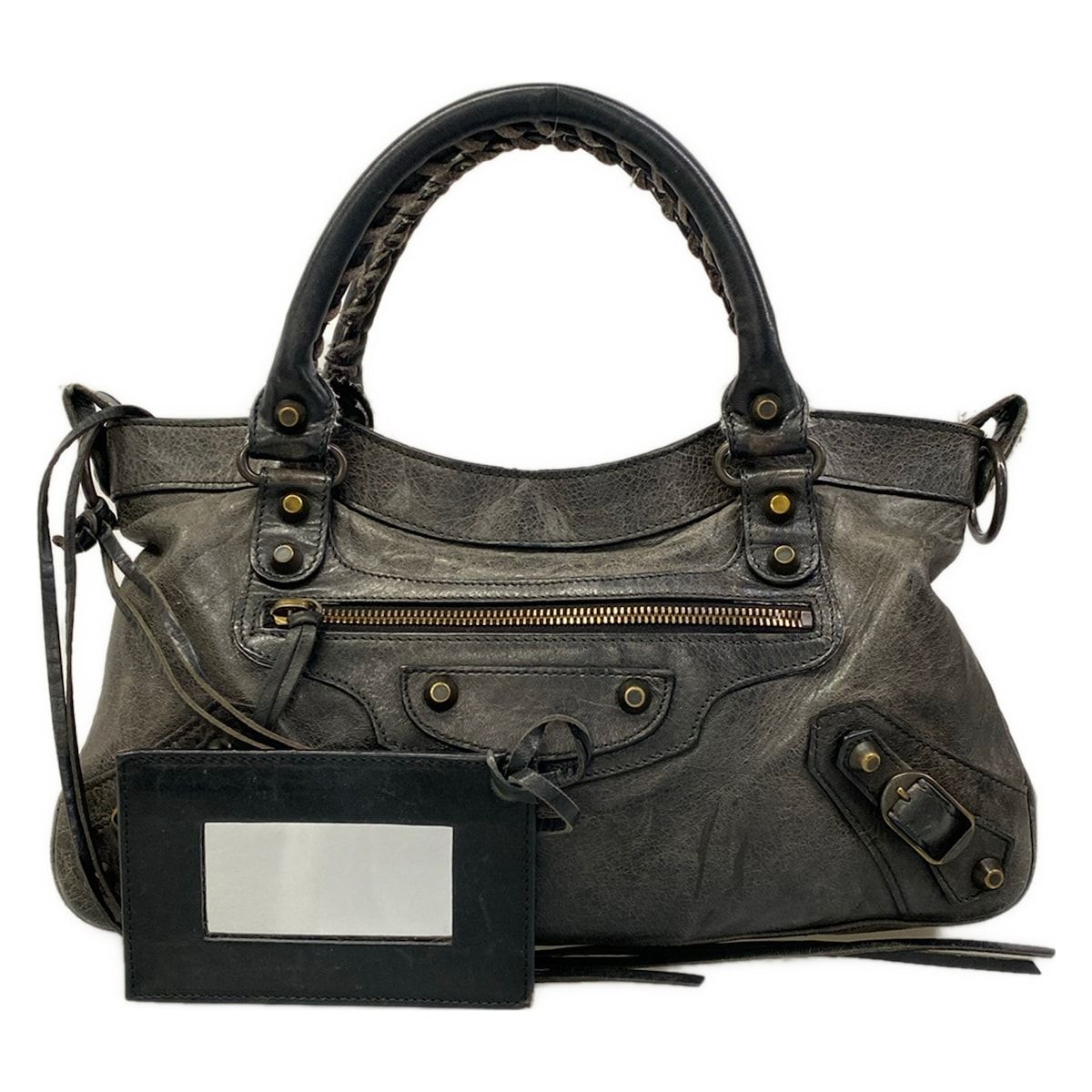 Balenciaga Handbag the Fast Black Leather