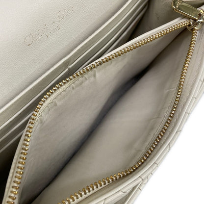 Dior Wallet My Daily Chain Pouch Ivory Leather — view 5
