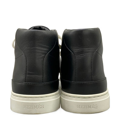 Hermes Sneakers 36.5 Daydream Black White Kelly High Cut Leather — view 6