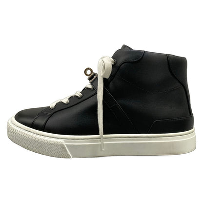Hermes Sneakers 36.5 Daydream Black White Kelly High Cut Leather